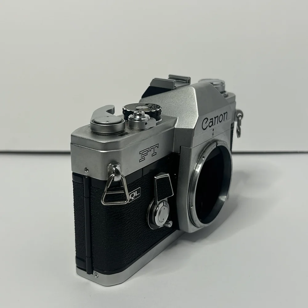Vintage Canon FT QL Silver 35mm Film SLR Camera Body Only